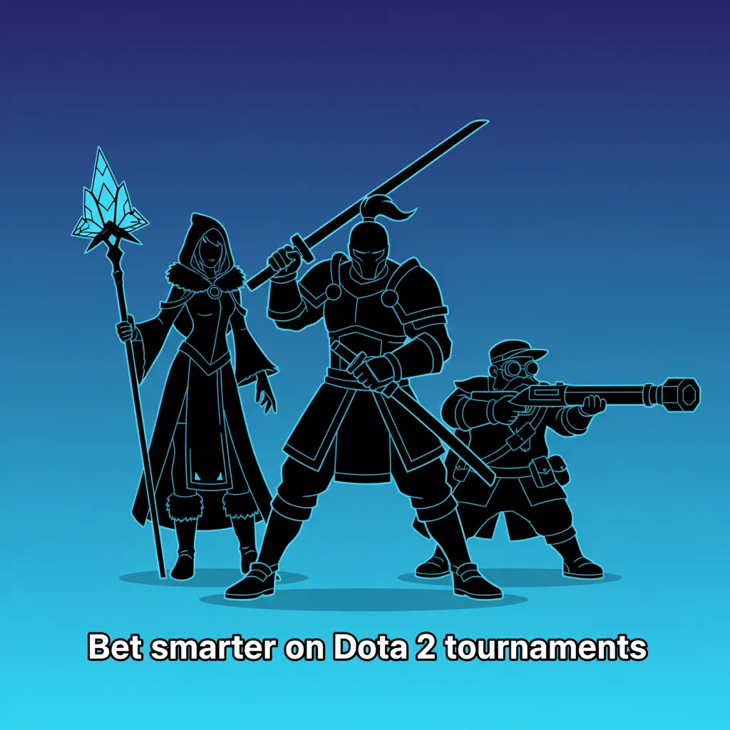 Dota 2 betting graphic showing live and pre-match odds; tournaments highlighted: The International, ESL One, DreamLeague.
