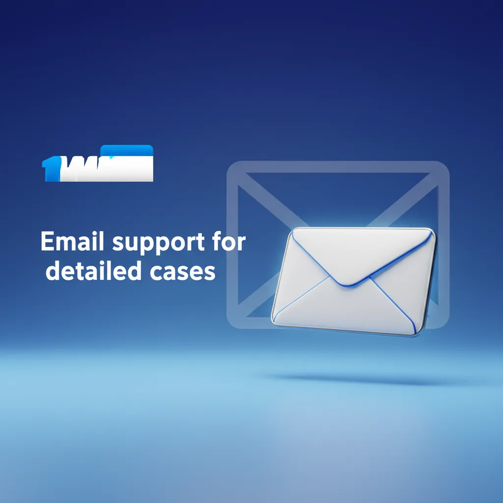 Email support guide for complex cases—how to email, KYC/payment issues, 24/7 intake, 2–12h replies, tips.