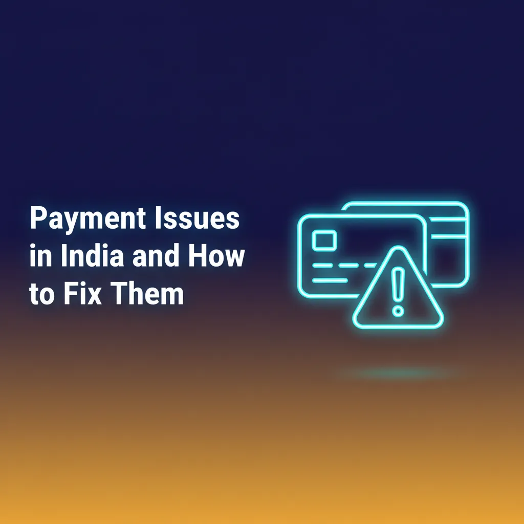 Guide to fixing payment issues in India: UPI timeout, bank limit, wrong UTR, KYC pending, wrong crypto network.