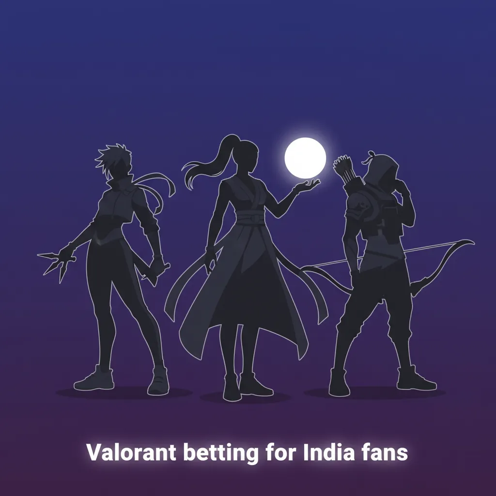 Valorant betting for Indian fans: VCT Champions, Masters, Pacific; live and pre-match markets like match winner, maps.
