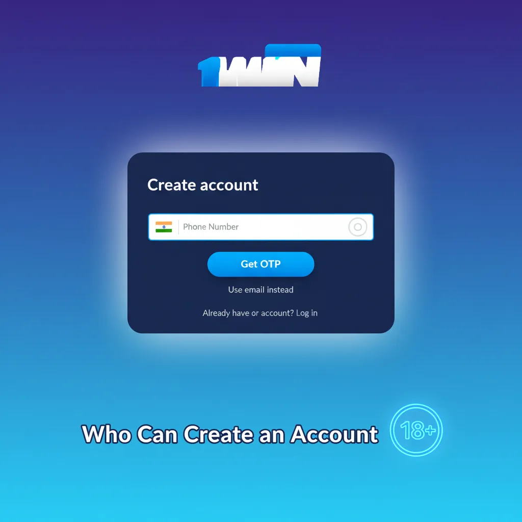 1win signup: 18+, follow Indian/local laws, one account, real info, your payment method, accept terms; ID checks may apply.