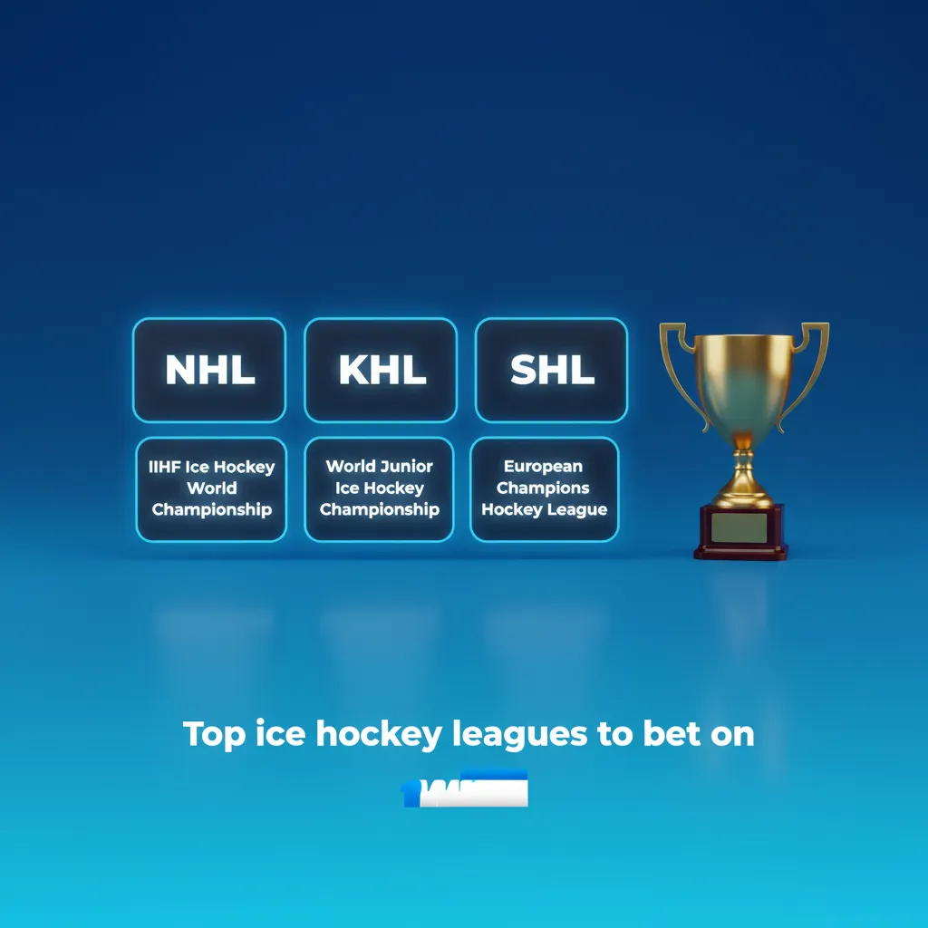 1win ice hockey betting: NHL, KHL, IIHF Worlds, Olympics, SHL, Liiga, CHL; season-long markets incl. playoffs.