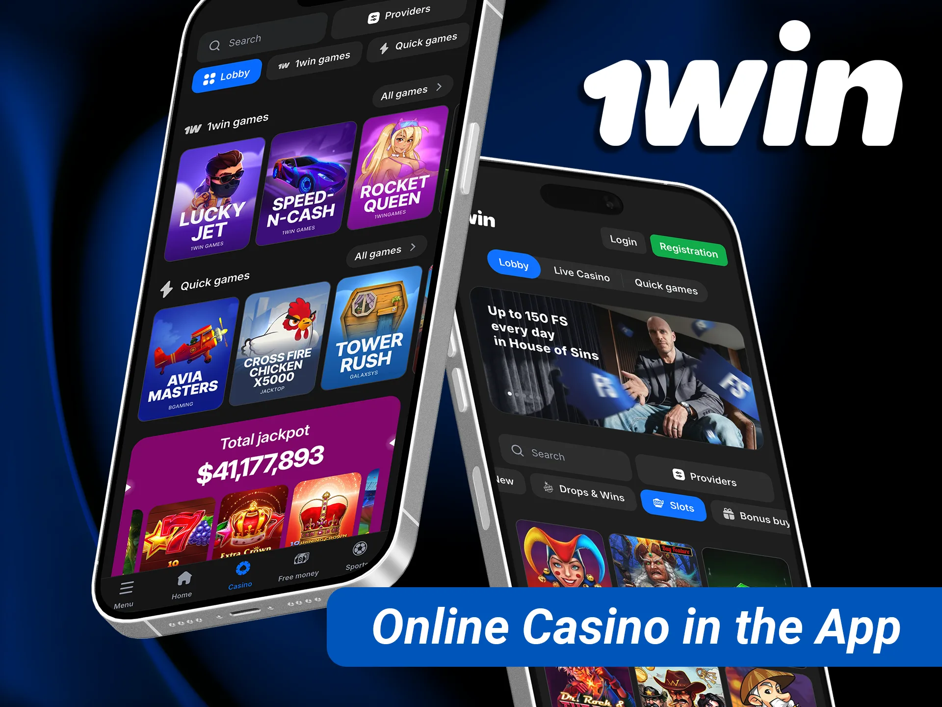 Play online casino in the app and enjoy hundreds of slots and table games.