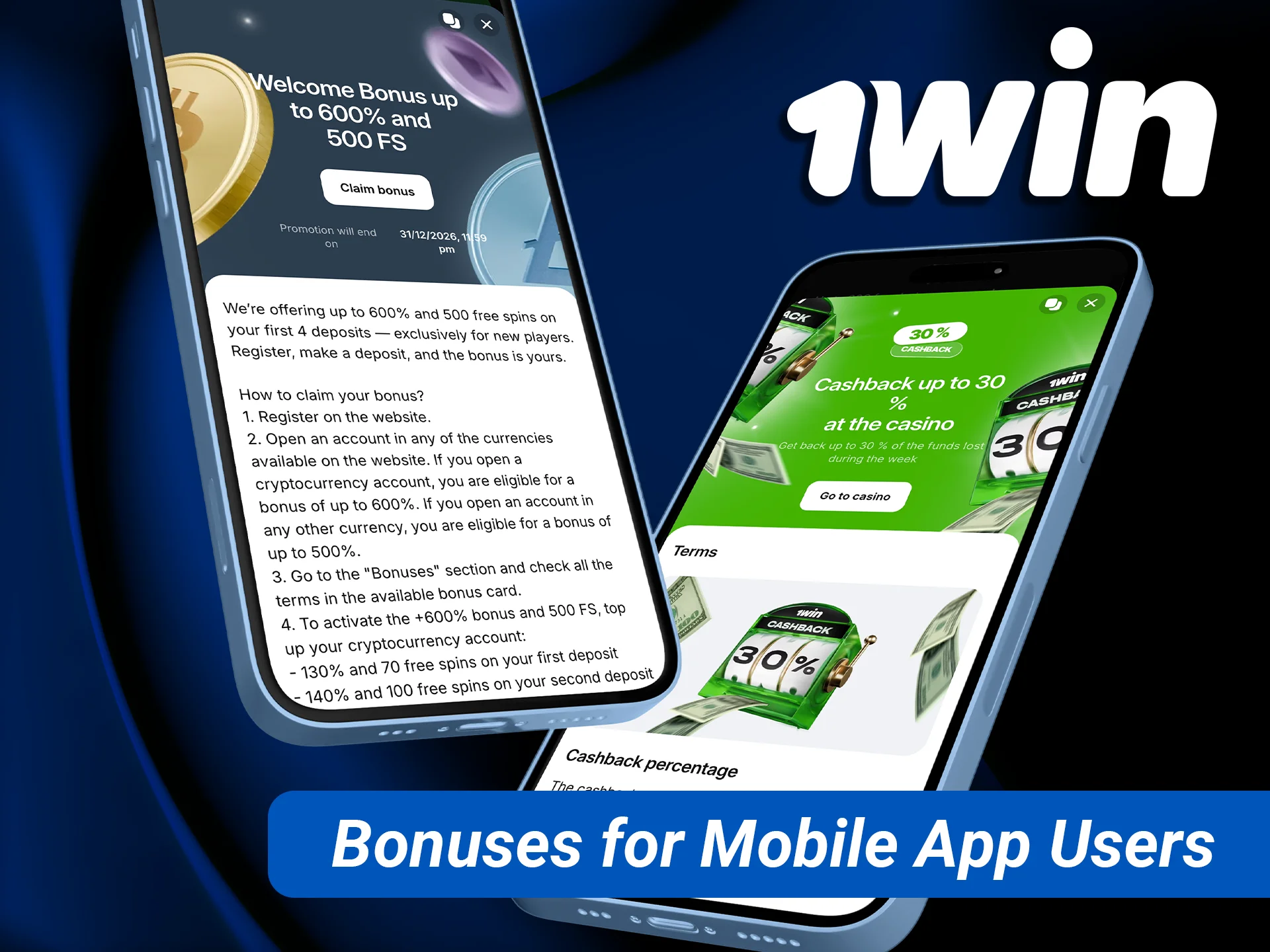 Unlock special rewards and bonuses for mobile app users on 1win India.
