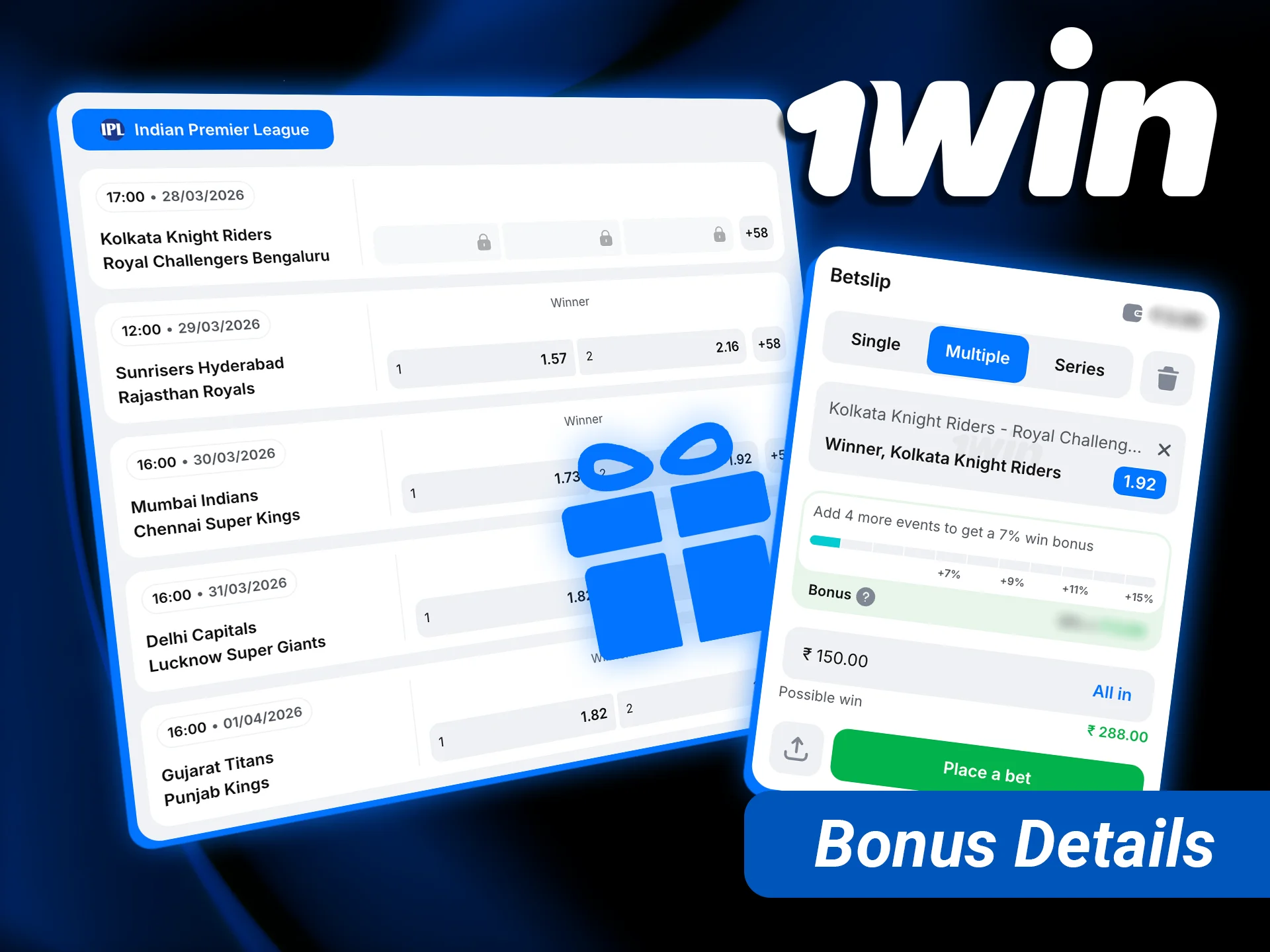 Check the 1win bonus details to boost your cricket betting bankroll today.