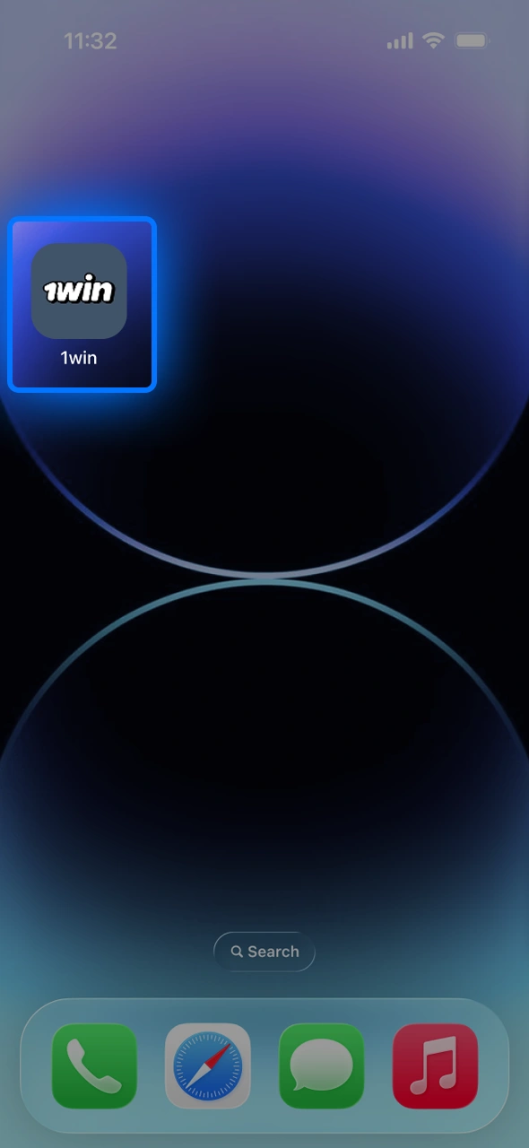 Start gaming instantly by launching the 1win shortcut from your iOS home screen.