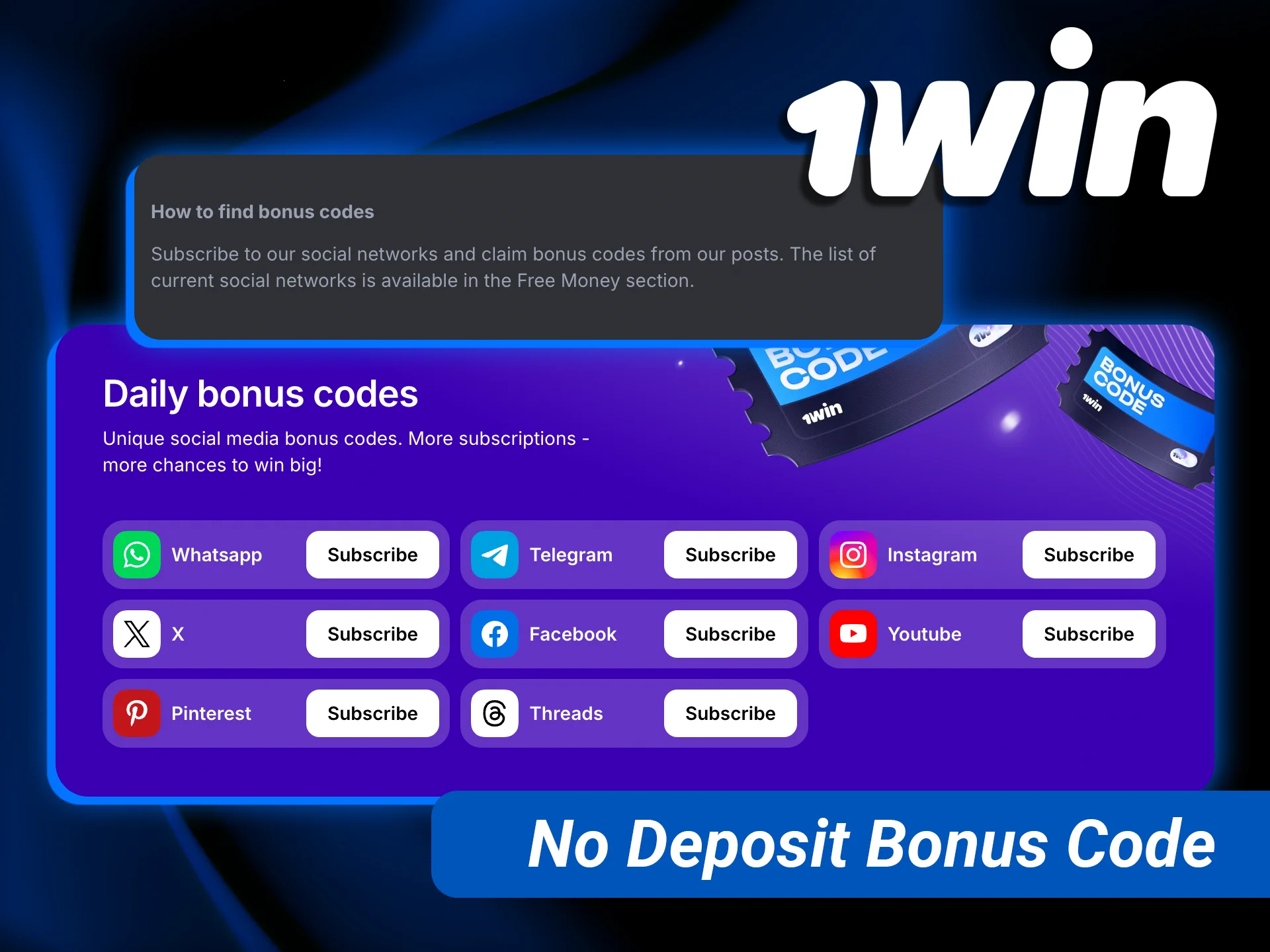 Grab a 1win no deposit bonus code for a risk-free start on the platform.