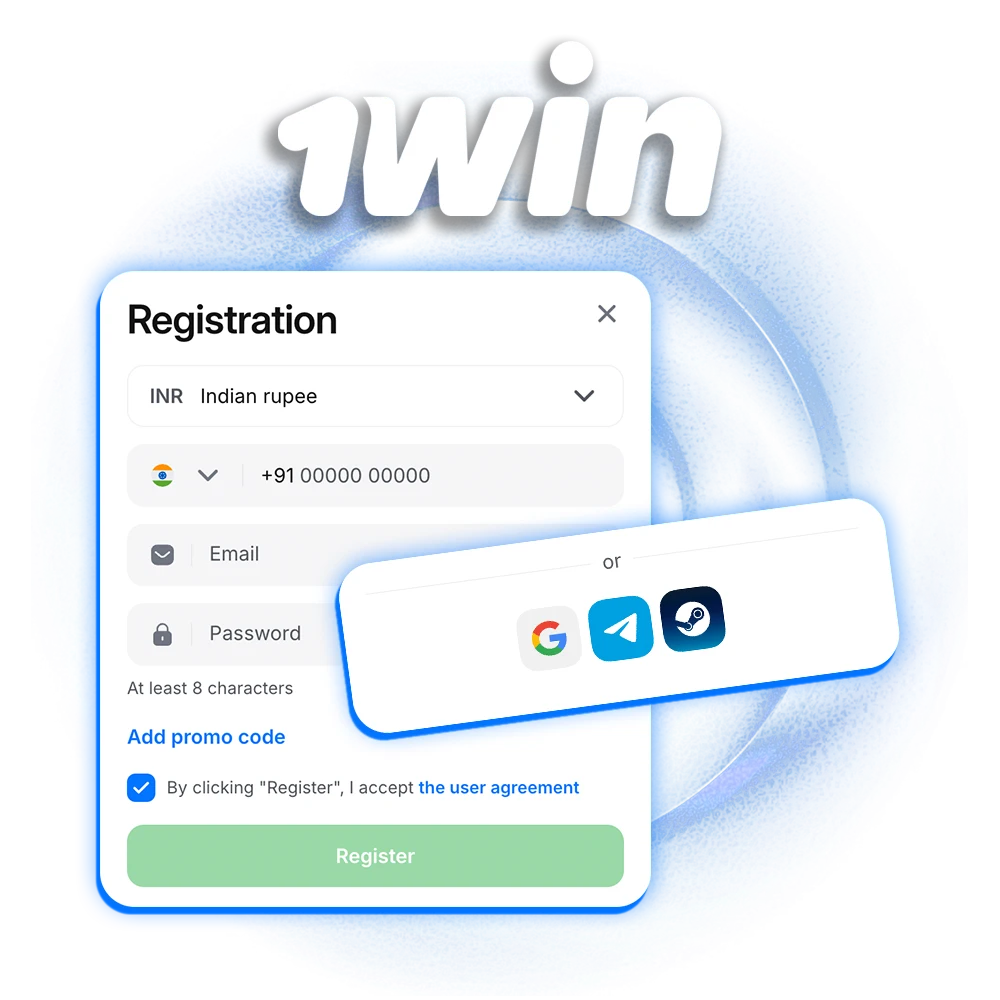 Complete your 1win India registration to unlock premium betting and casino features.