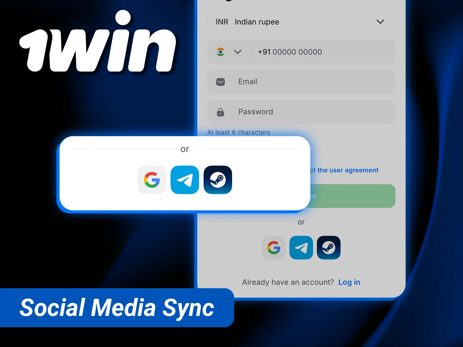 Link your profiles instantly via 1win social media sync for a faster login.