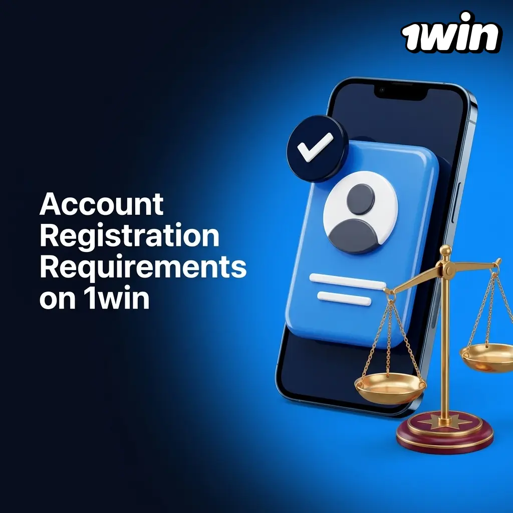 1win account registration requirements: age 18+, valid ID details, one account per person, and accepted terms and conditions.