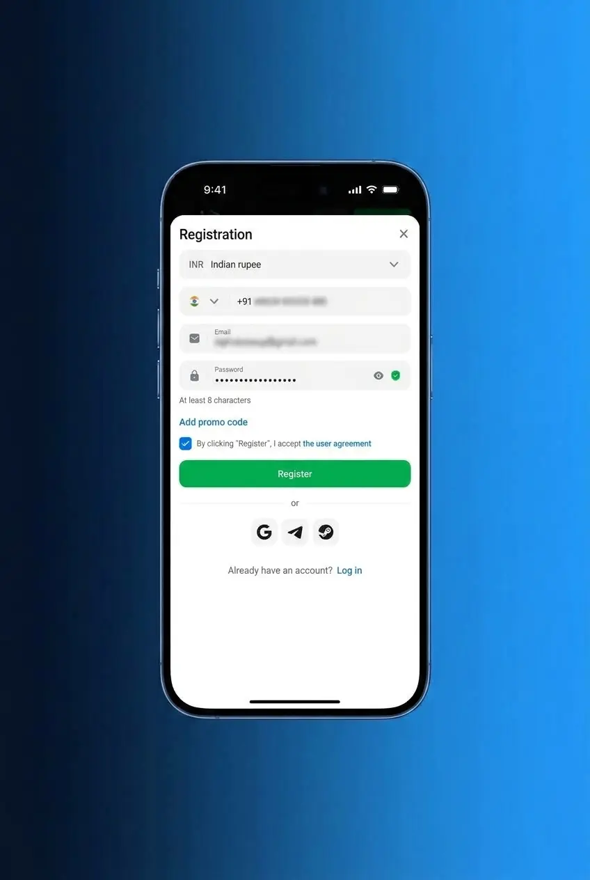 Step-by-step guide showing how to register on 1win and claim the welcome bonus with deposit and cashier options.