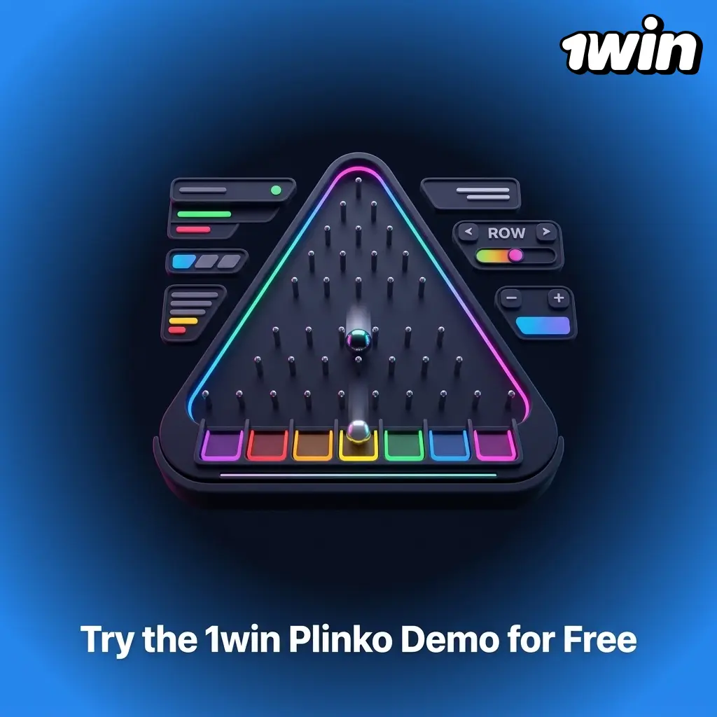 Free 1win Plinko demo: drop balls, test risk levels and row counts to learn payouts before playing with real cash bets.